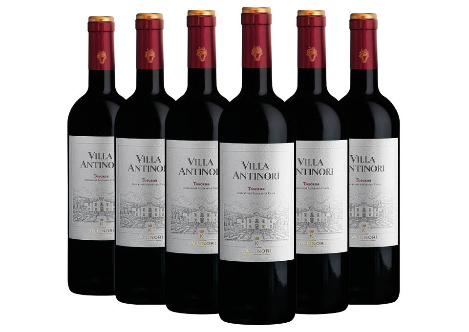 Toscana IGT Villa Antinori Rosso 2021 Marchesi Antinori 6 bouteilles de 0,75 ℓ