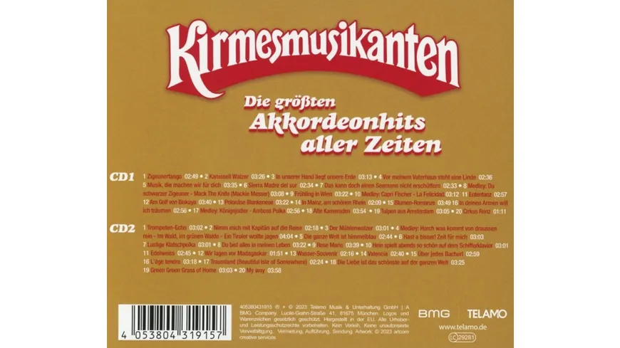 Die größten Akkordeonhits aller Zeiten