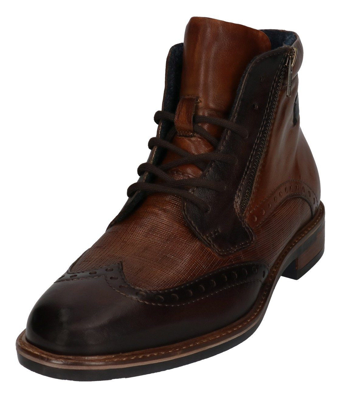 bugatti Schnürstiefelette mit komfortabler Innensohle