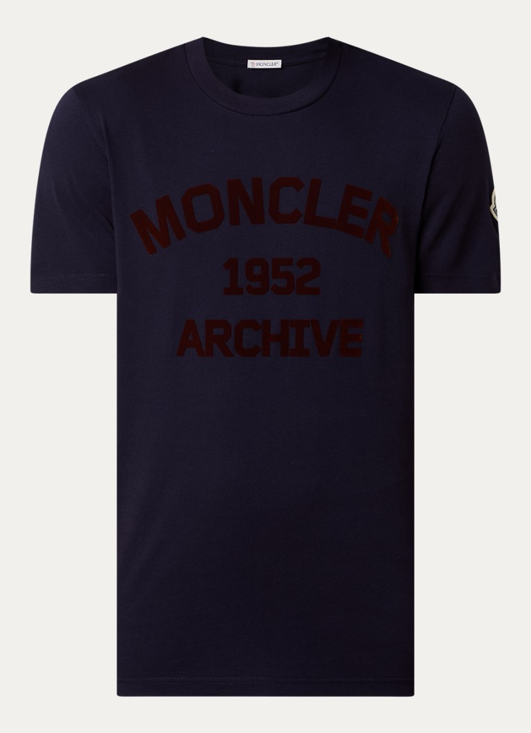 Tricou Moncler cu imprimeu plușat