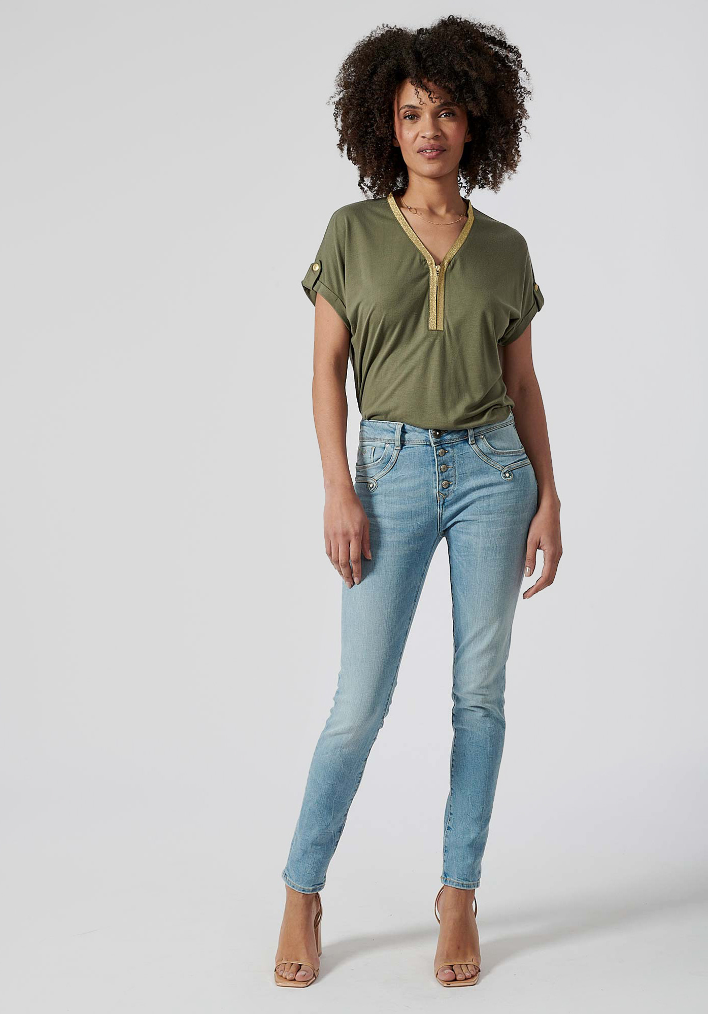 FROZY  T-shirt kaki femme