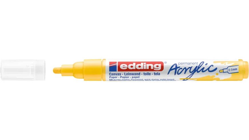 edding Acrylmarker 5100 medium verkehrsgelb verkehrsgelb