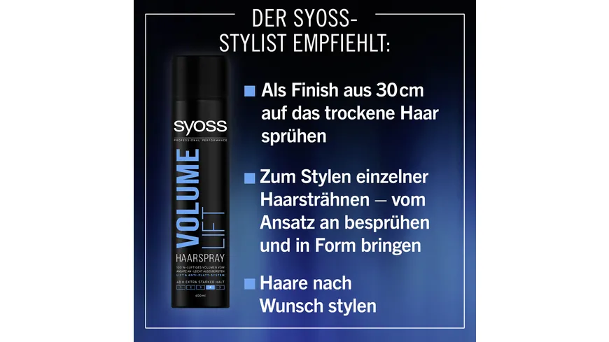 syoss Haarspray Volume Lift Haltegrad 4 400 ml