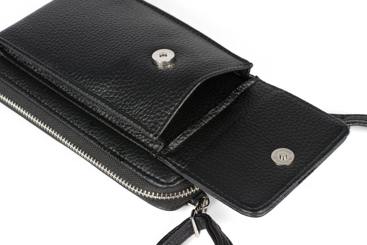 styleBREAKER Mini Bag (1-tlg), Geldbörse mit Handyfach - Umhängetasche RFID Schutz