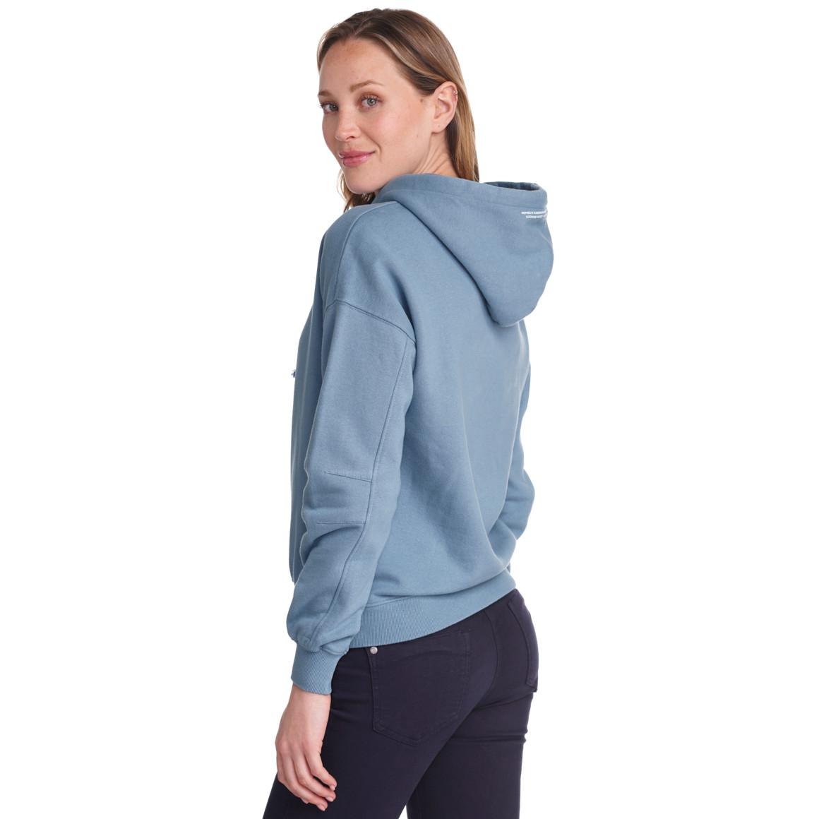 Damen Hoodie mit Print auf der Kapuze