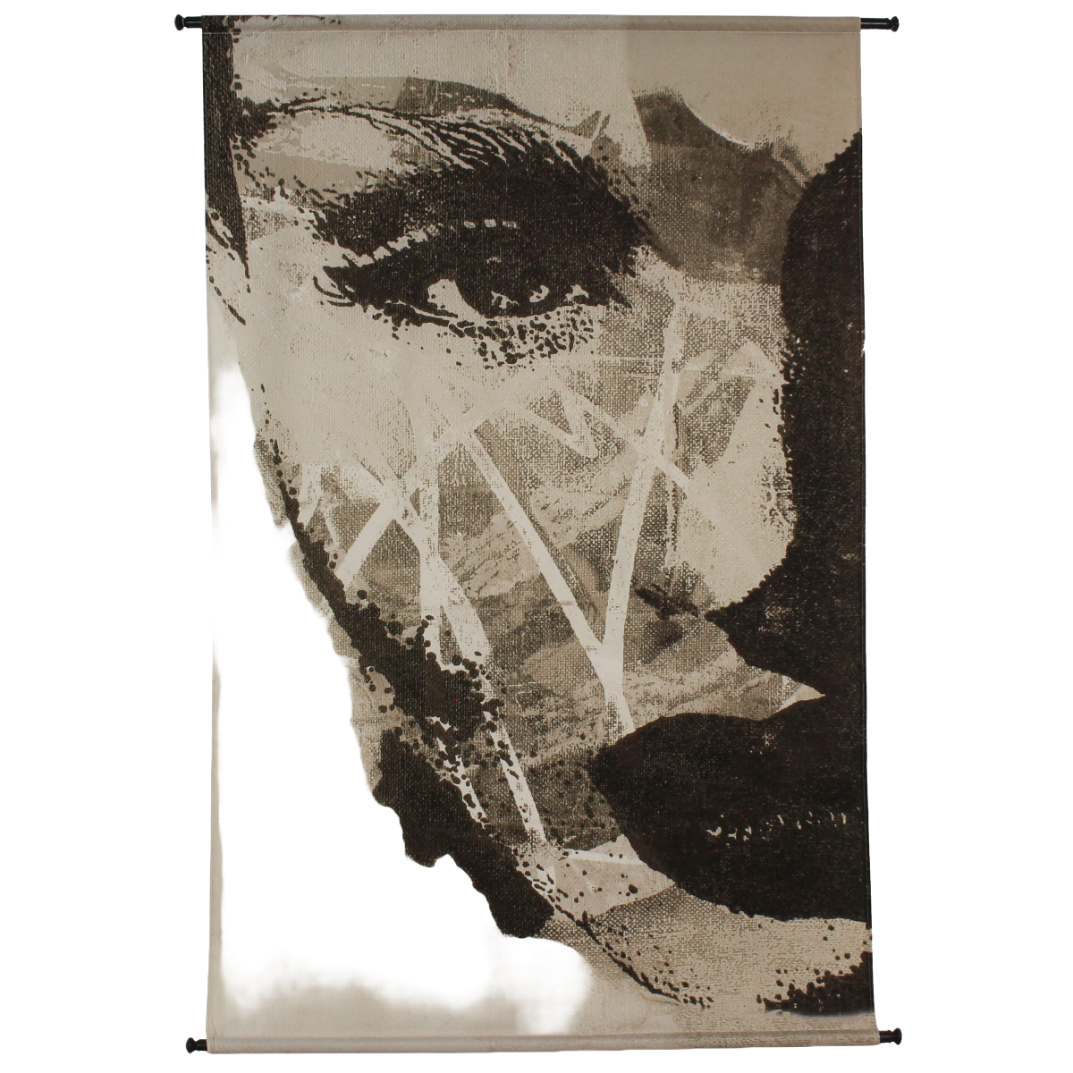 Trendhopper Wanddekoration Face Beige 170 x 120 cm