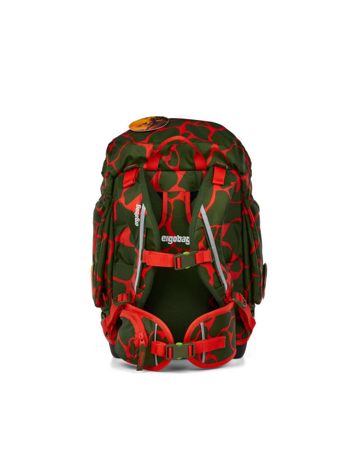 Ergobag Grundschulranzen-Set PACK FeuerspeiBär 7-teilig in Rot/Grün günstig kaufen onesize