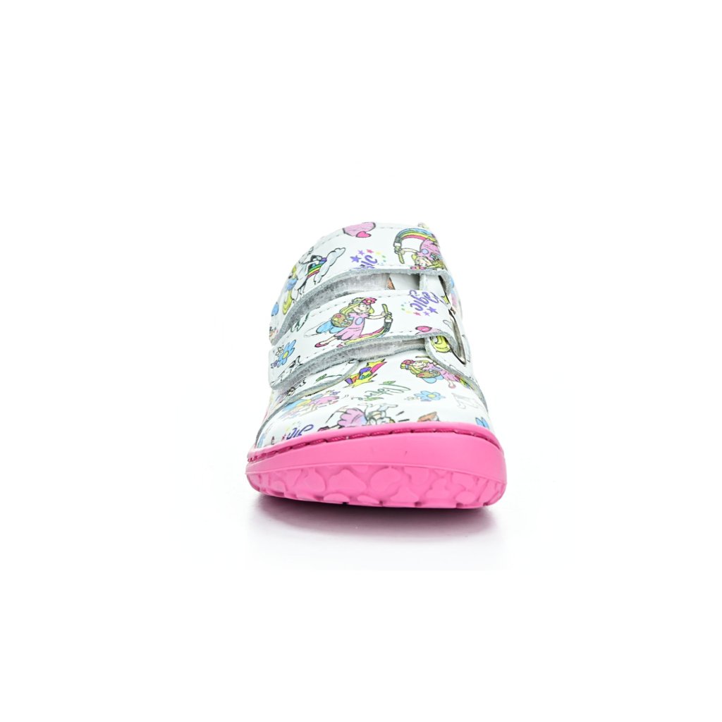 Lurchi Noah Leather White/Rosa Barfußschuhe