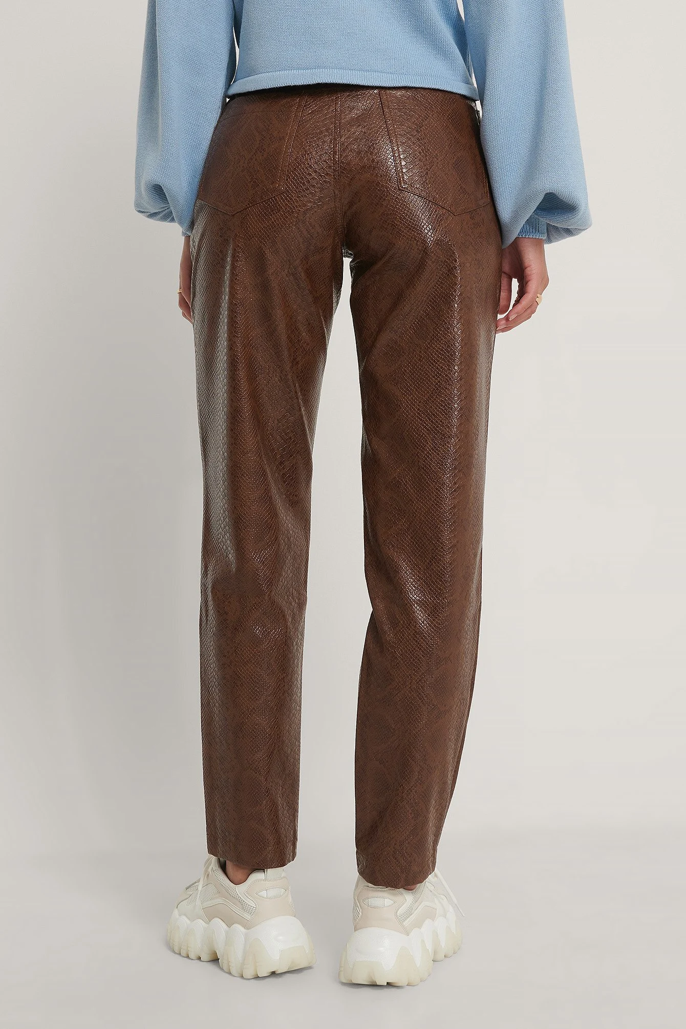 Pu-Schlangenhose