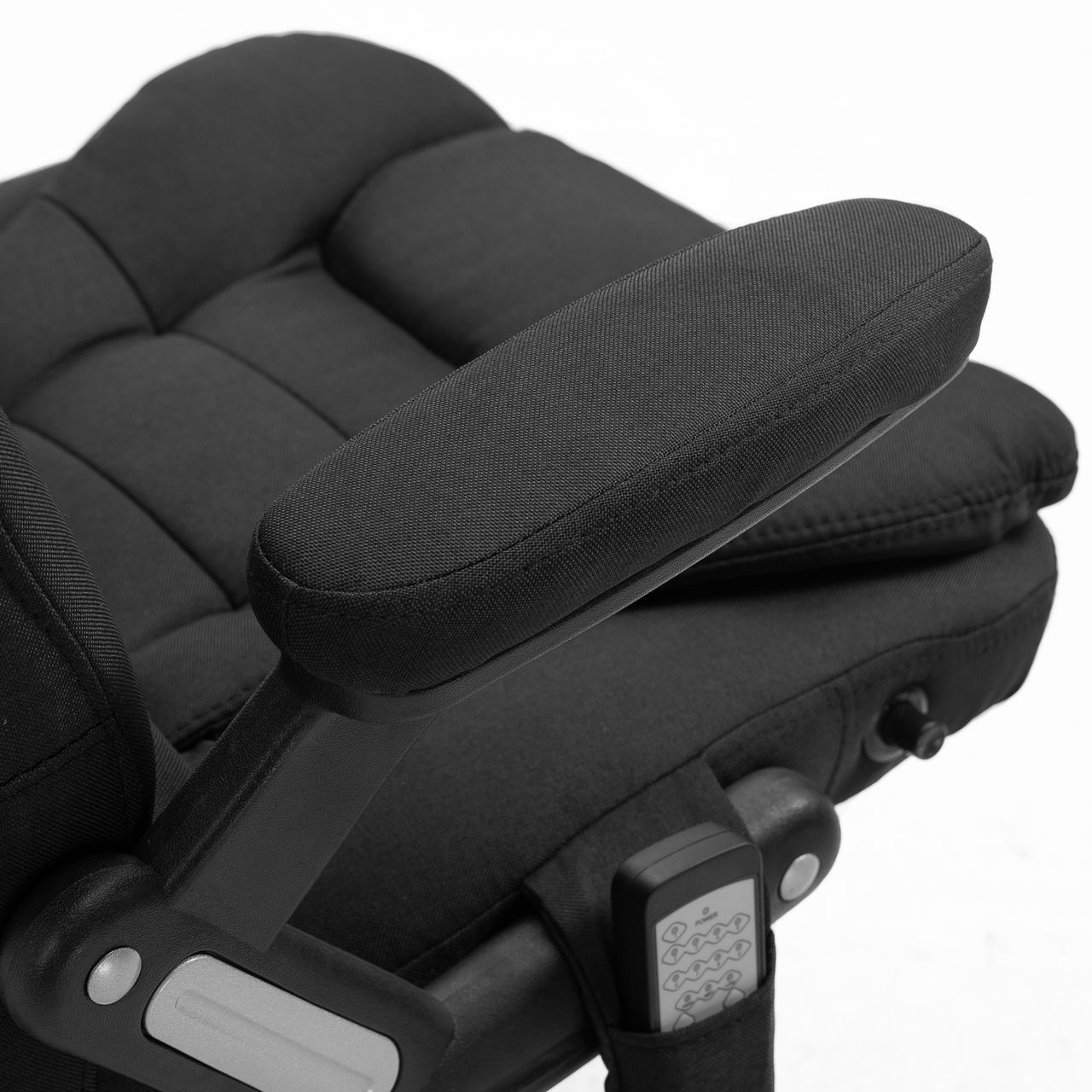 Vinsetto Massagesessel Chefsessel mit Massagefunktion höhenverstellbarer Drehstuhl ergonomischer Gamingstuhl Bürostuhl massage Schwarz 68 x 72 x 110–120 cm