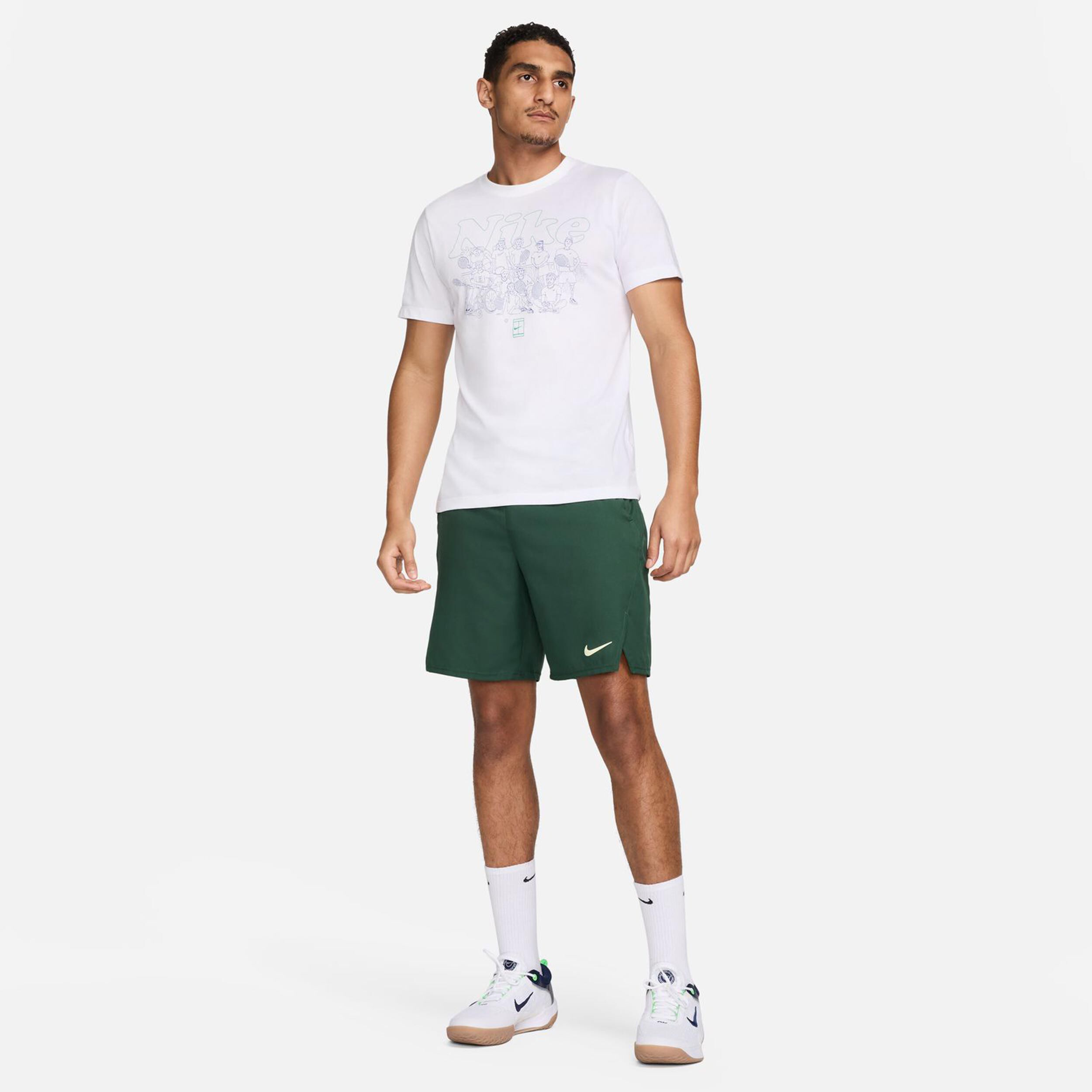 Dri-Fit Court Club OC T-Shirt Herren - Weiß