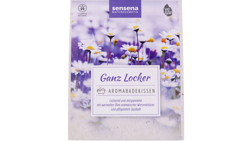 sensena NATURKOSMETIK Aromabadekissen Ganz Locker 60 g