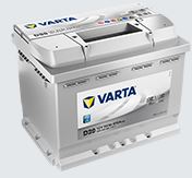VARTA Silver Dynamic 5634010613162 Autobatterien, D39, 12 V, 63 Ah, 610 A
