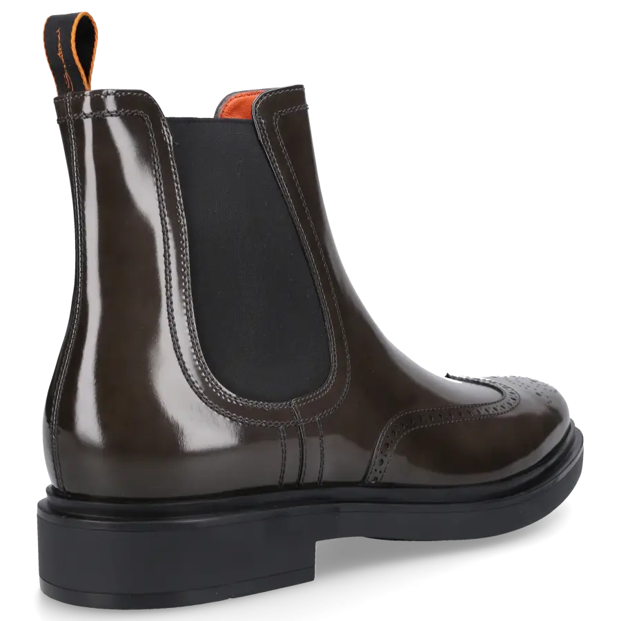 Santoni - Chelsea Boots 17855 Kalbsleder - bronze