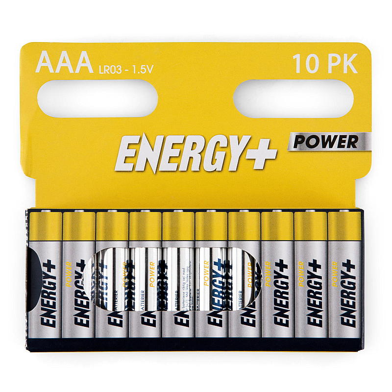Energy Batteri AAA 10-pk, Power Energy