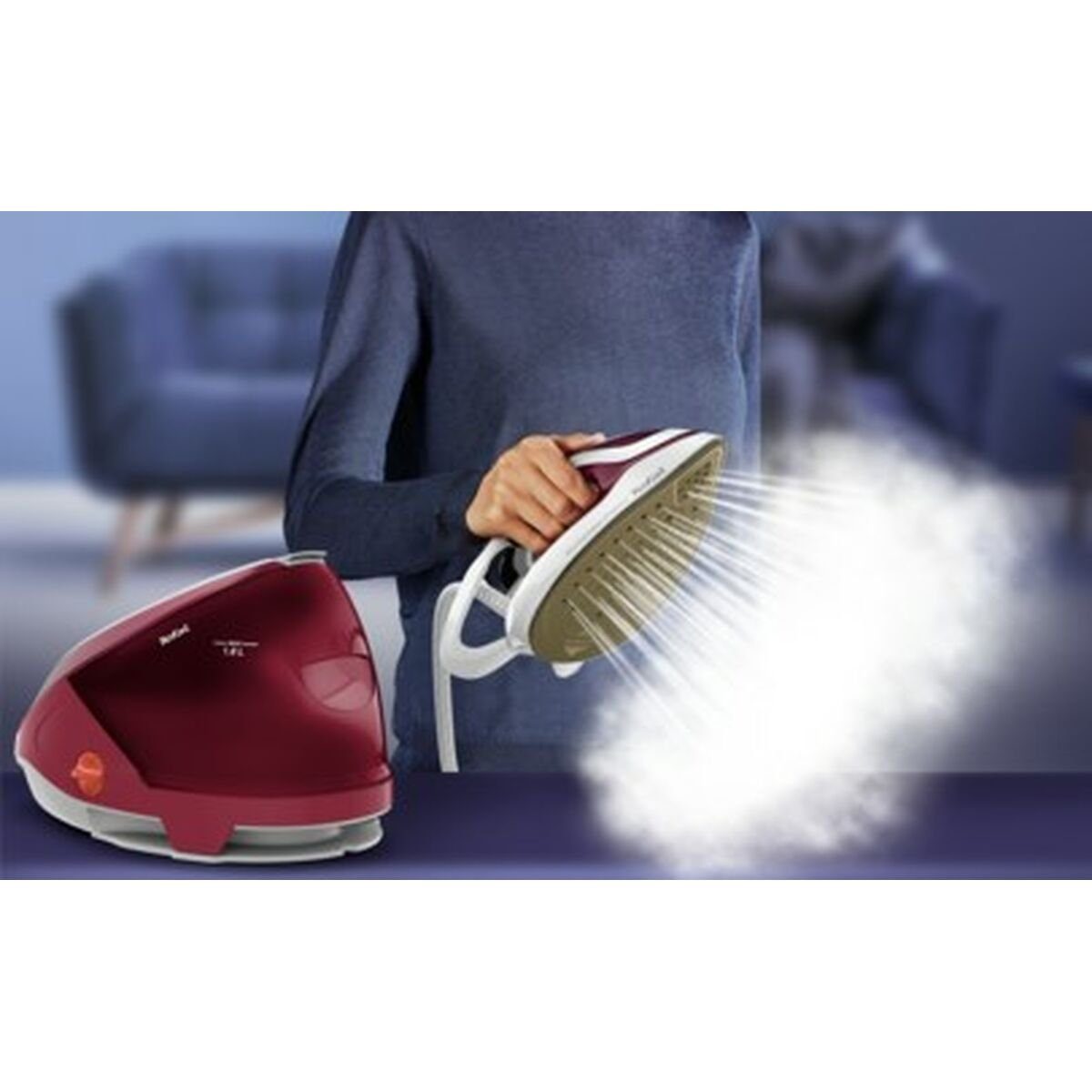Tefal Dampfbügeleisen Bügeleisenstation Tefal Durilium AirGlide 2600 W