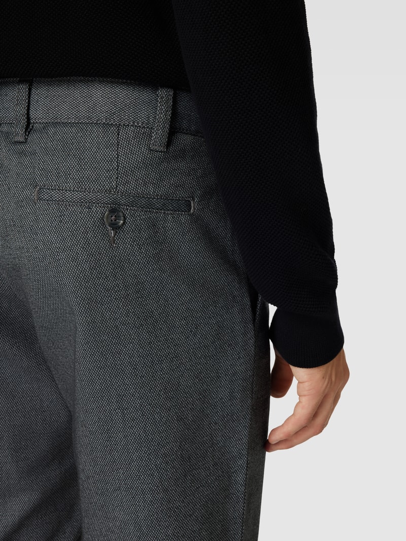 Hose mit seitlichen Eingrifftaschen in mittelgrau