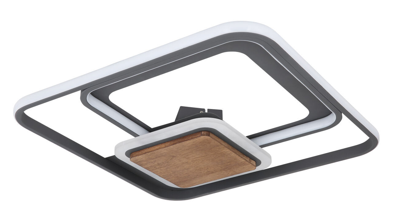Globo Lighting - NIRRA - Deckenleuchte Metall Graphit, LED