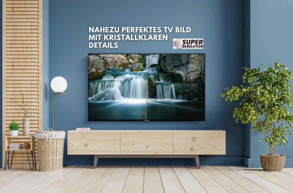 Hanseatic 43U800UDS LED-Fernseher (108 cm/43 Zoll, 4K Ultra HD, Android TV, Smart-TV)