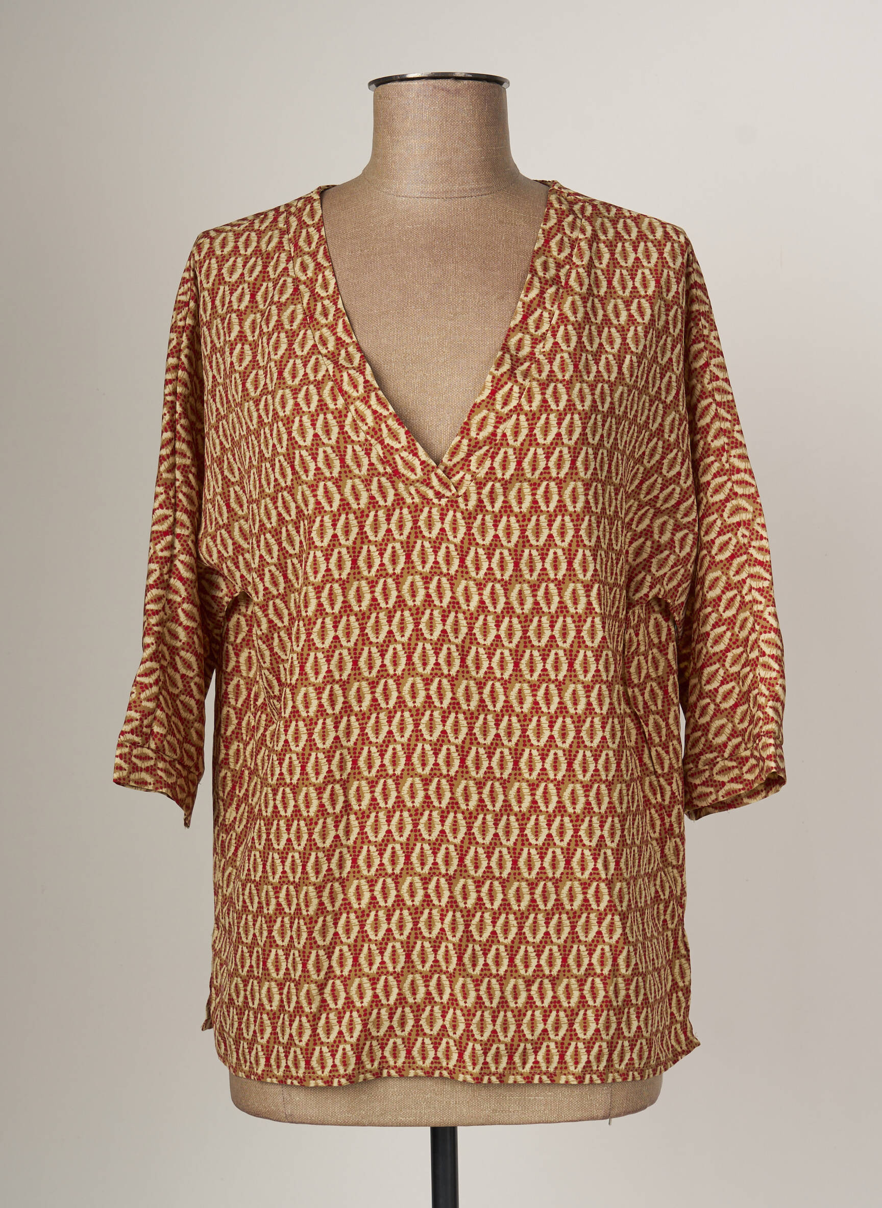 Areline Tuniquemanchelongue Femme couleur rouge