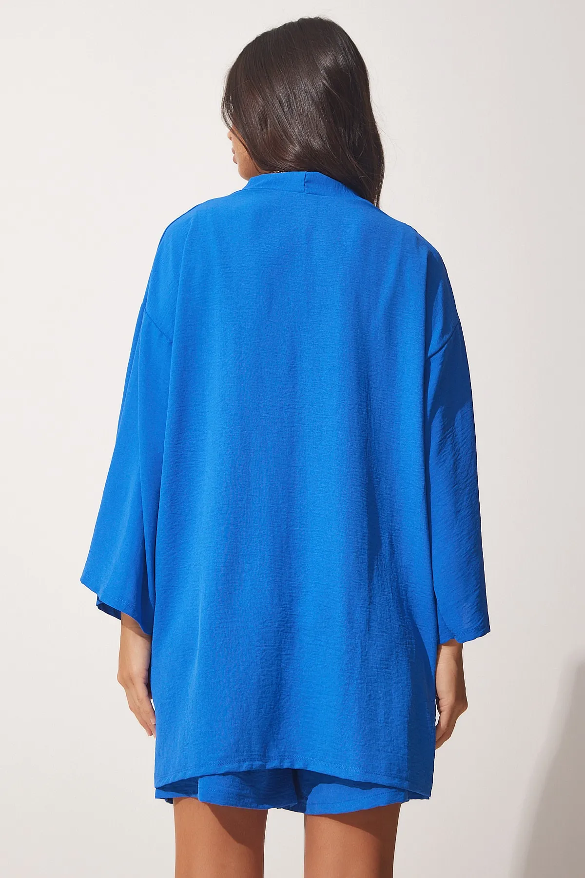 Happiness İstanbul  Zweiteiler - Blau - Oversized