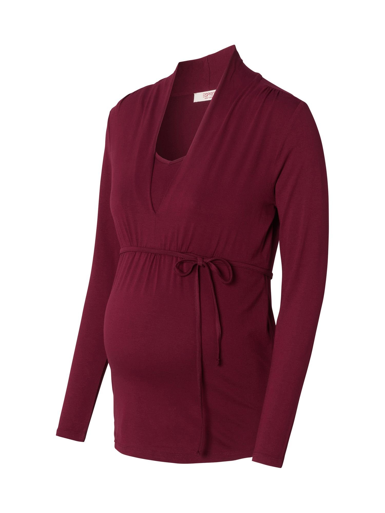 ESPRIT maternity Umstandsshirt Longsleeve mit V-Ausschnitt