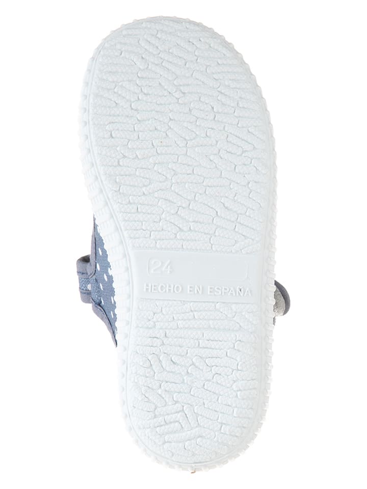 kmins Spangenballerinas in Blau günstig kaufen