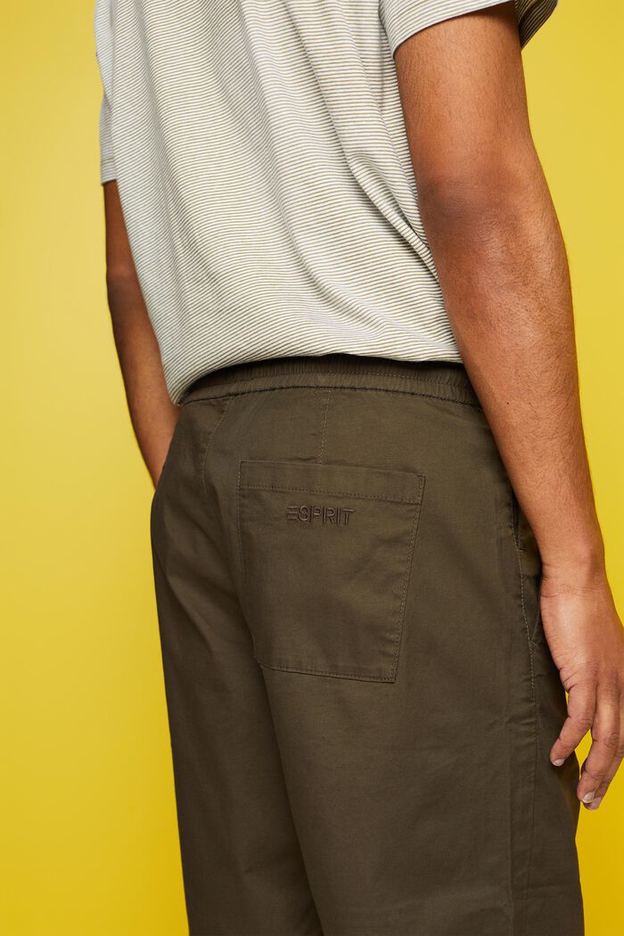 Shorts aus Baumwolltwill