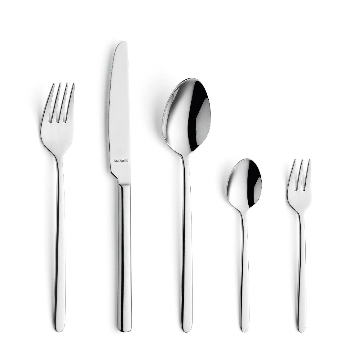 Kuppels Besteck-Set CUTE, Edelstahl 18/10, hochglanzpoliert, für 6 Personen, 30-teilig