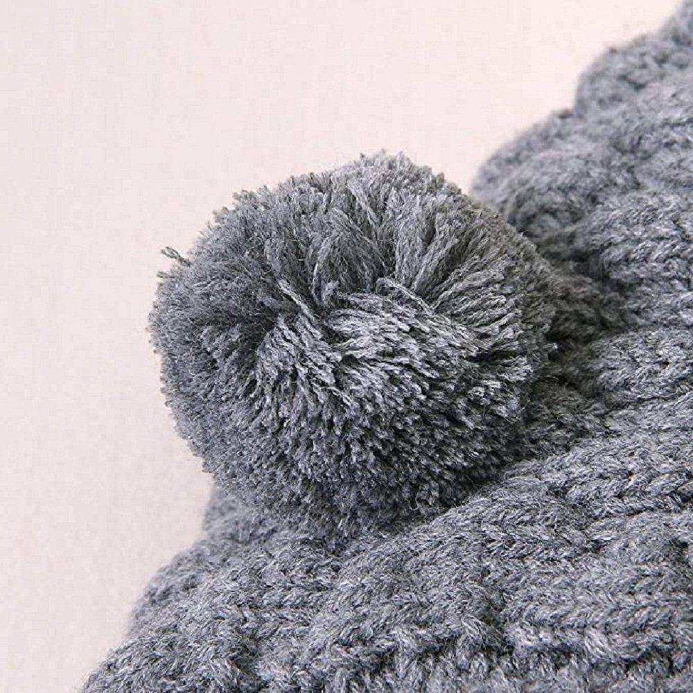 Haiaveng Strampler Warmer Kapuzenpullover für Jungen und Mädchen mit Baby Ohren