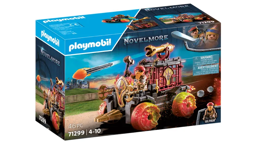 PLAYMOBIL 71299 - Novelmore - Burnham Raiders - Feuerkampfwagen