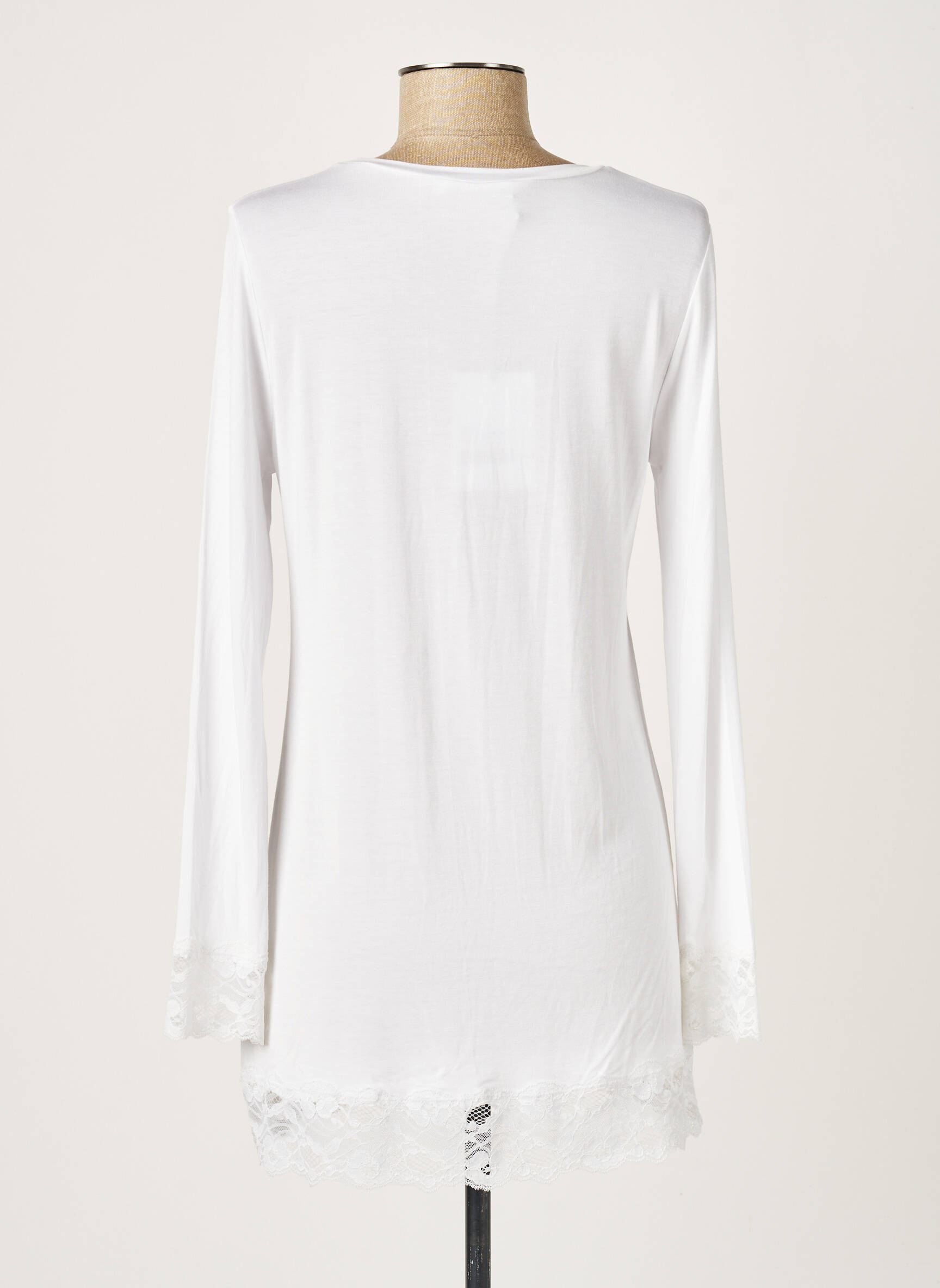 Allude Tuniquemanchelongue Femme couleur blanc