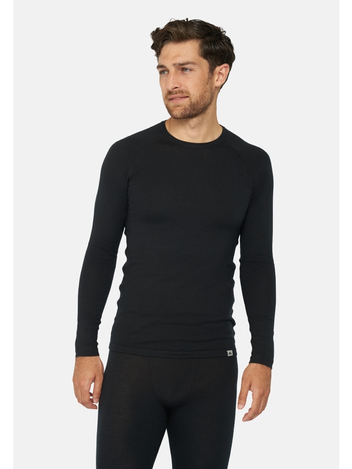 DANISH ENDURANCE Baselayer-Set Merino Baselayer in schwarz günstig kaufen