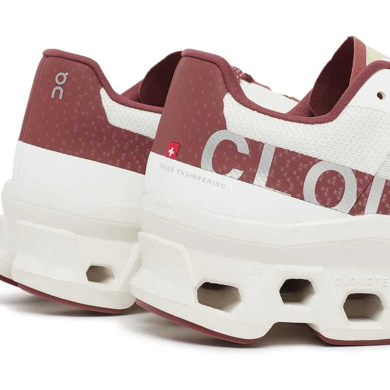 ON Cloudmonster ivory/ruby