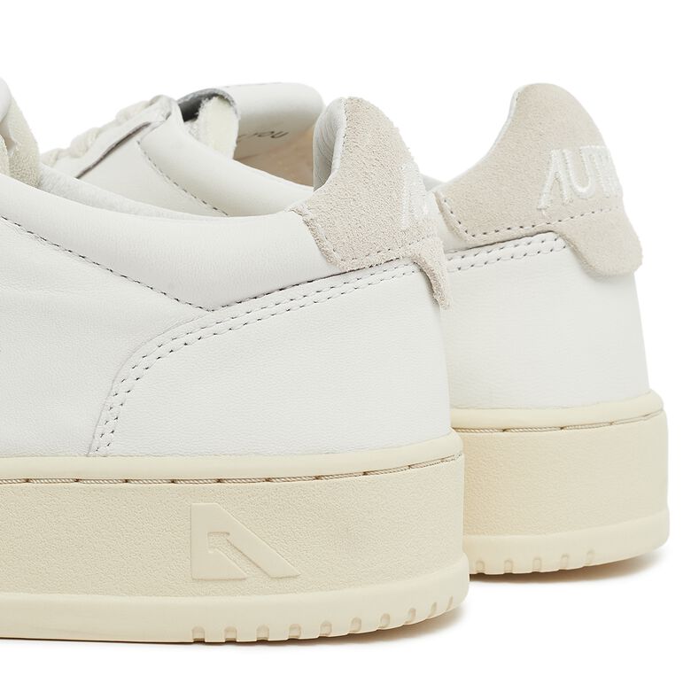 Autry Open Low leat/leat white