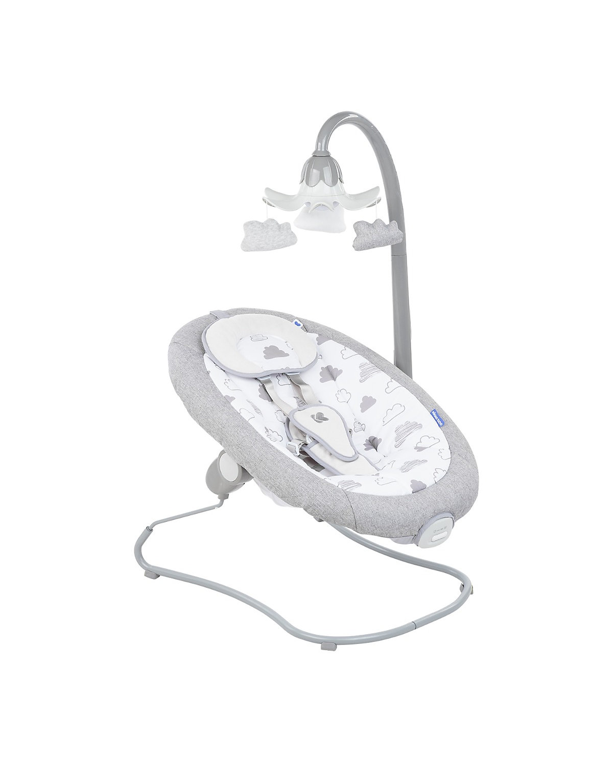 Babywippe Wolken elektrisch Musikfunktion Licht Vibration Spielbogen Babywippen
