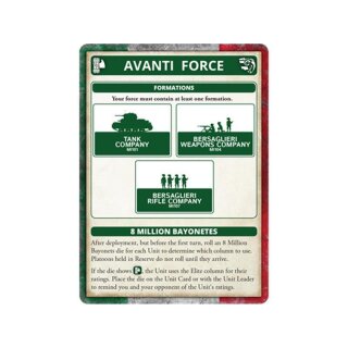 Italian Weapons Platoon (Bersaglieri)
