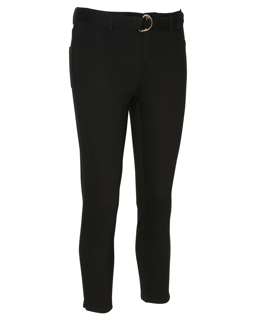 Schwarze Twillhose