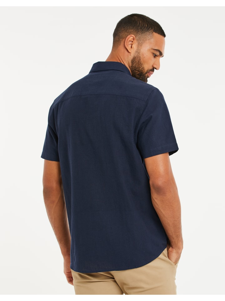Threadbare Hemd THBDragon in Navy günstig kaufen