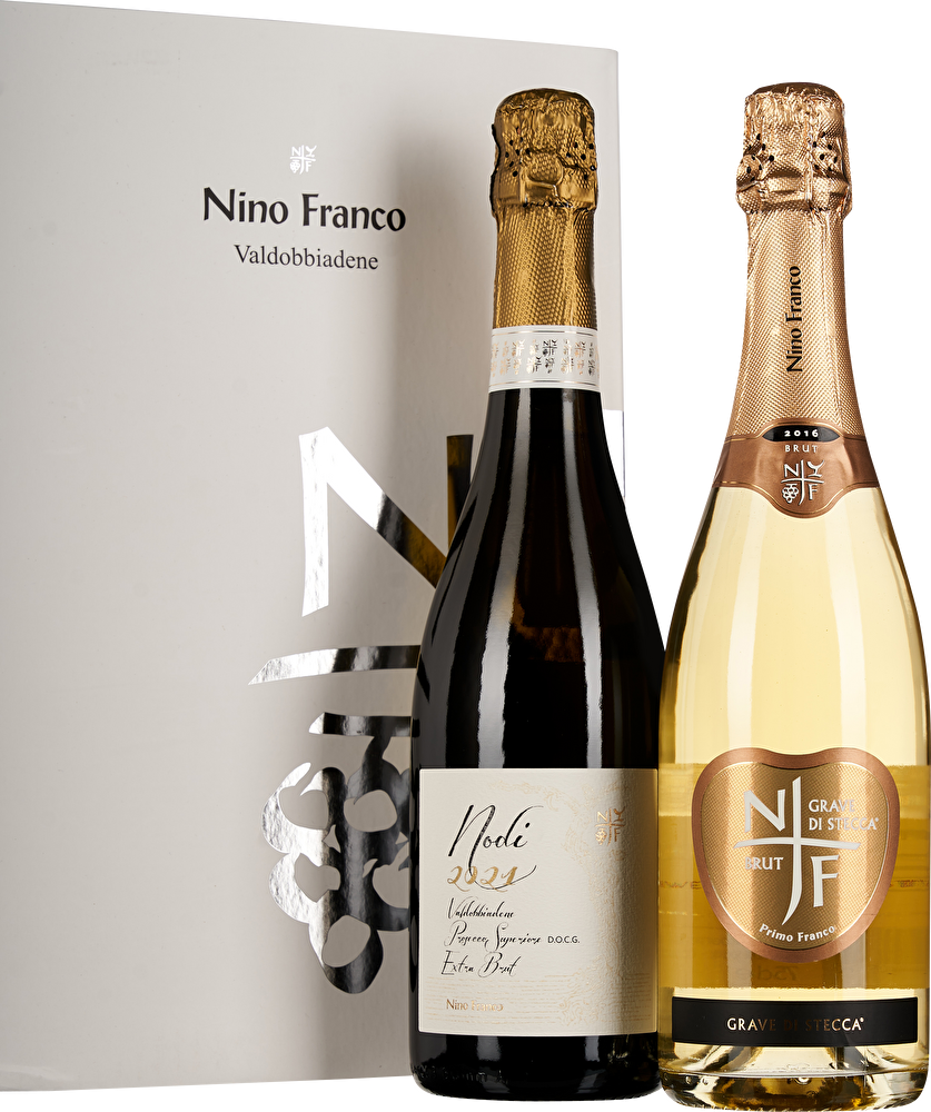 Nino Franco 2er-Set Prosecco Nodi 2021 & Grave di Stecca 2016 im Geschenkkarton