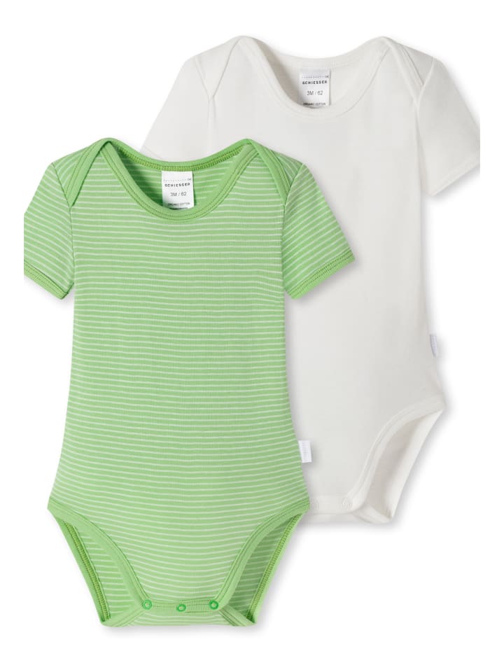 Schiesser Body Natural Love Organic Cotton in grün,weiß günstig kaufen