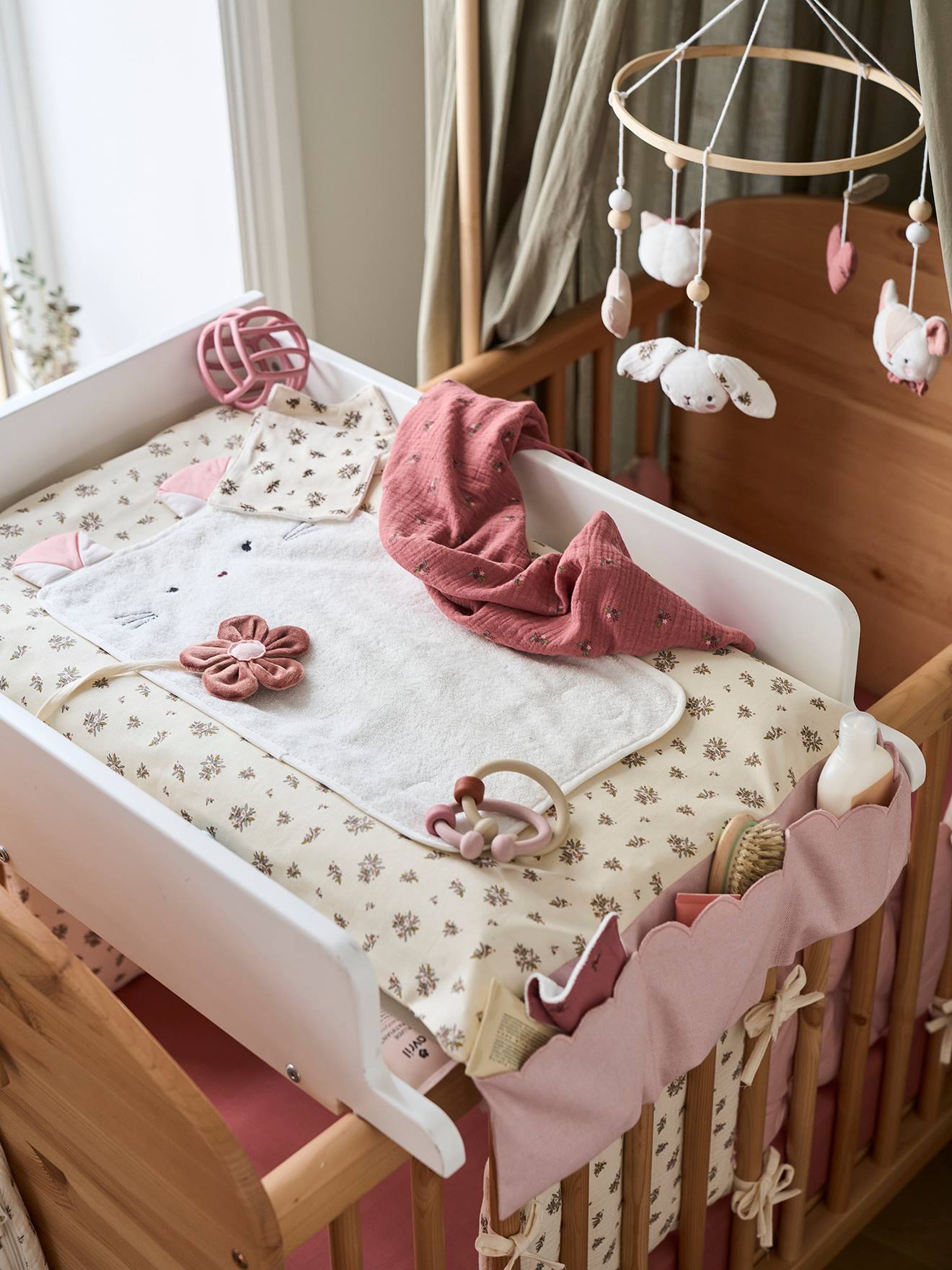 Matelas à langer GRENIER écru / multicolore