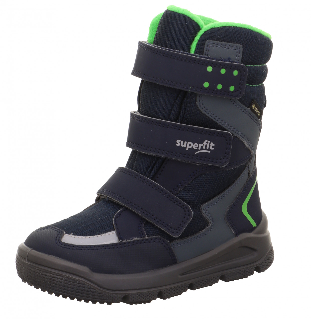 MARS - Blau/Grün Stiefel mit Klettverschluss