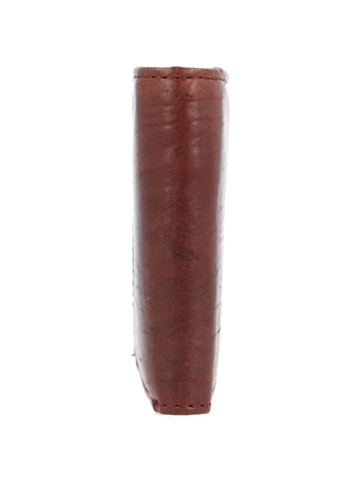 Greenland Nature Nature Geldbörse Leder 11,5 cm in dark-brown günstig kaufen onesize