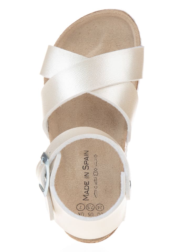 BIO PINGÜIN Sandalen in Gold günstig kaufen
