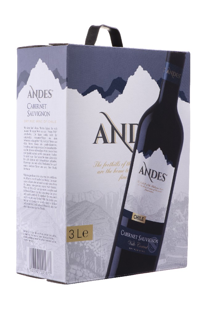 Andes Cabernet Sauvignon trocken 3,0l Bag in Box