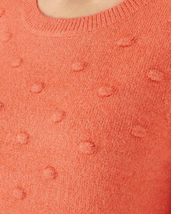 Pull maille chaude fantaisie, manches longues Thermolactyl