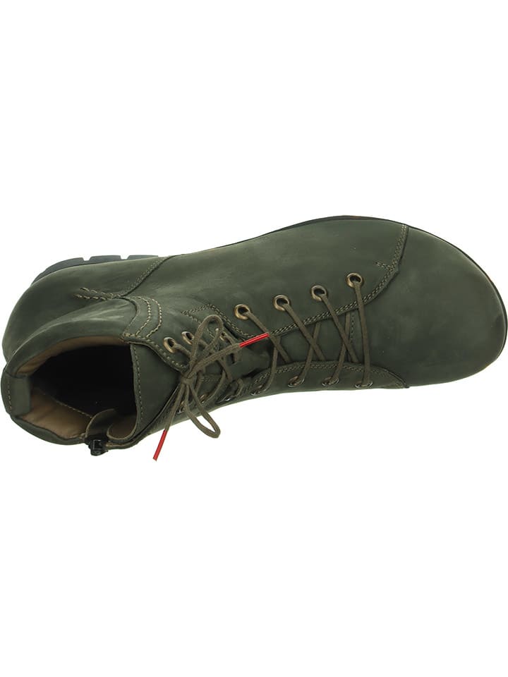 Think! Leder-Boots in Khaki günstig kaufen