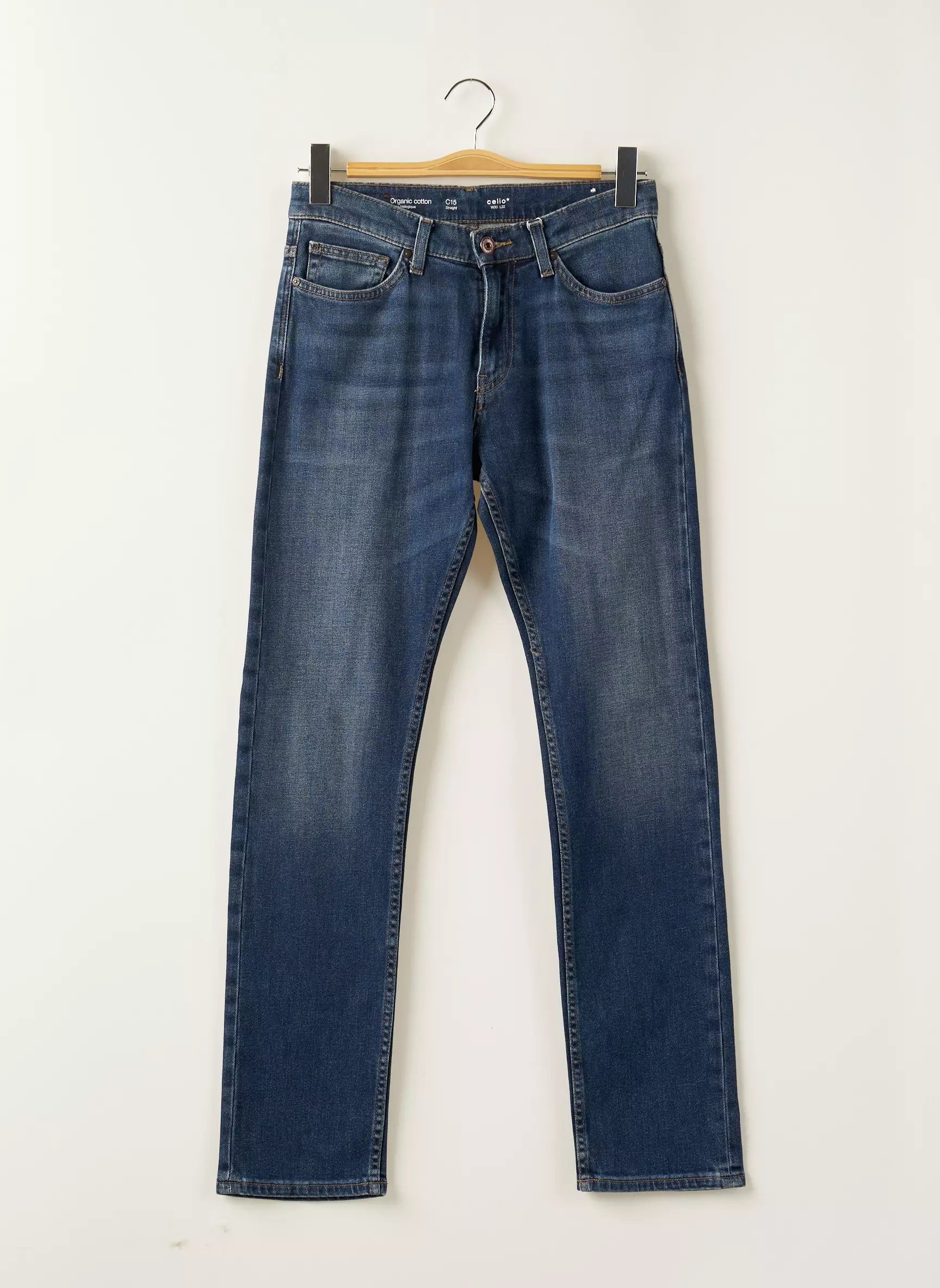 Celio Jeans Coupe Droite Homme couleur bleu