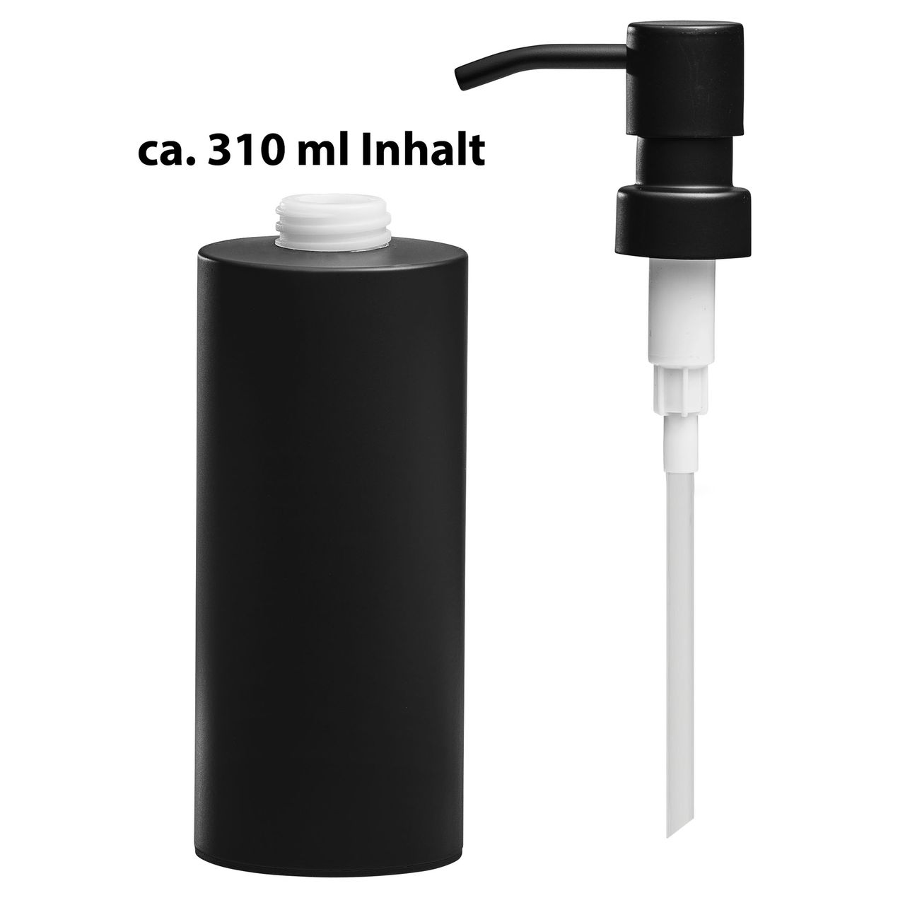 Weles AMARE Seifenspender Edelstahl Zylinder - Antifingerprint Lack, SIlber